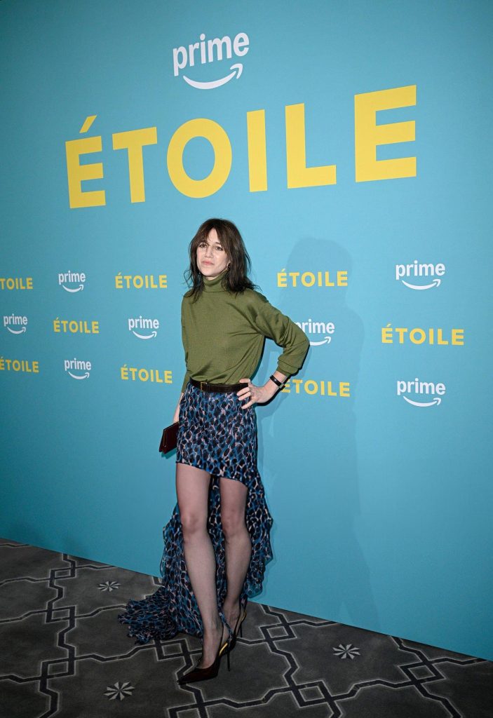 Charlotte Gainsbourg Looks Fab in Effortless Parisian Chic at "Etoile" Photocall