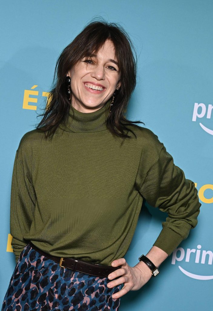 Charlotte Gainsbourg Looks Fab in Effortless Parisian Chic at "Etoile" Photocall