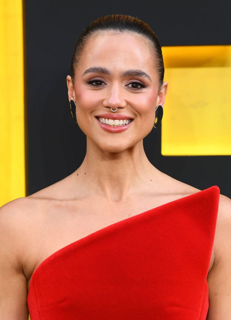 Nathalie Emmanuel Thrills in Sculptural Red Elegance at “Thunderbolts” UK Special Screening
