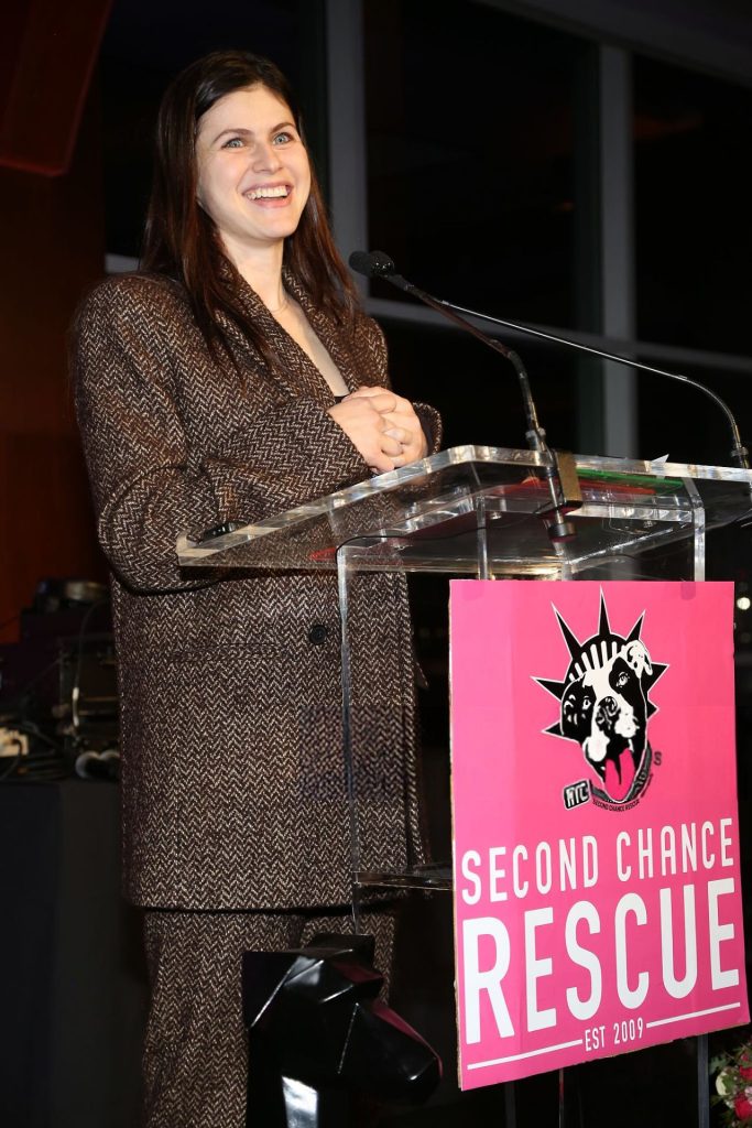 Alexandra Daddario Dazzles in Midnight Glamour at NYC’s 2025 Rescue Ball