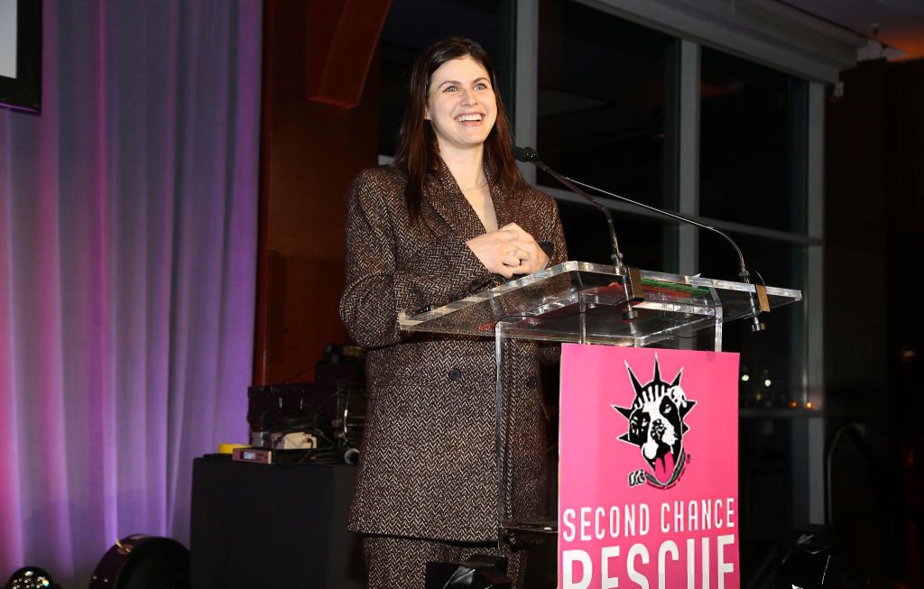 Alexandra Daddario Dazzles in Midnight Glamour at NYC’s 2025 Rescue Ball